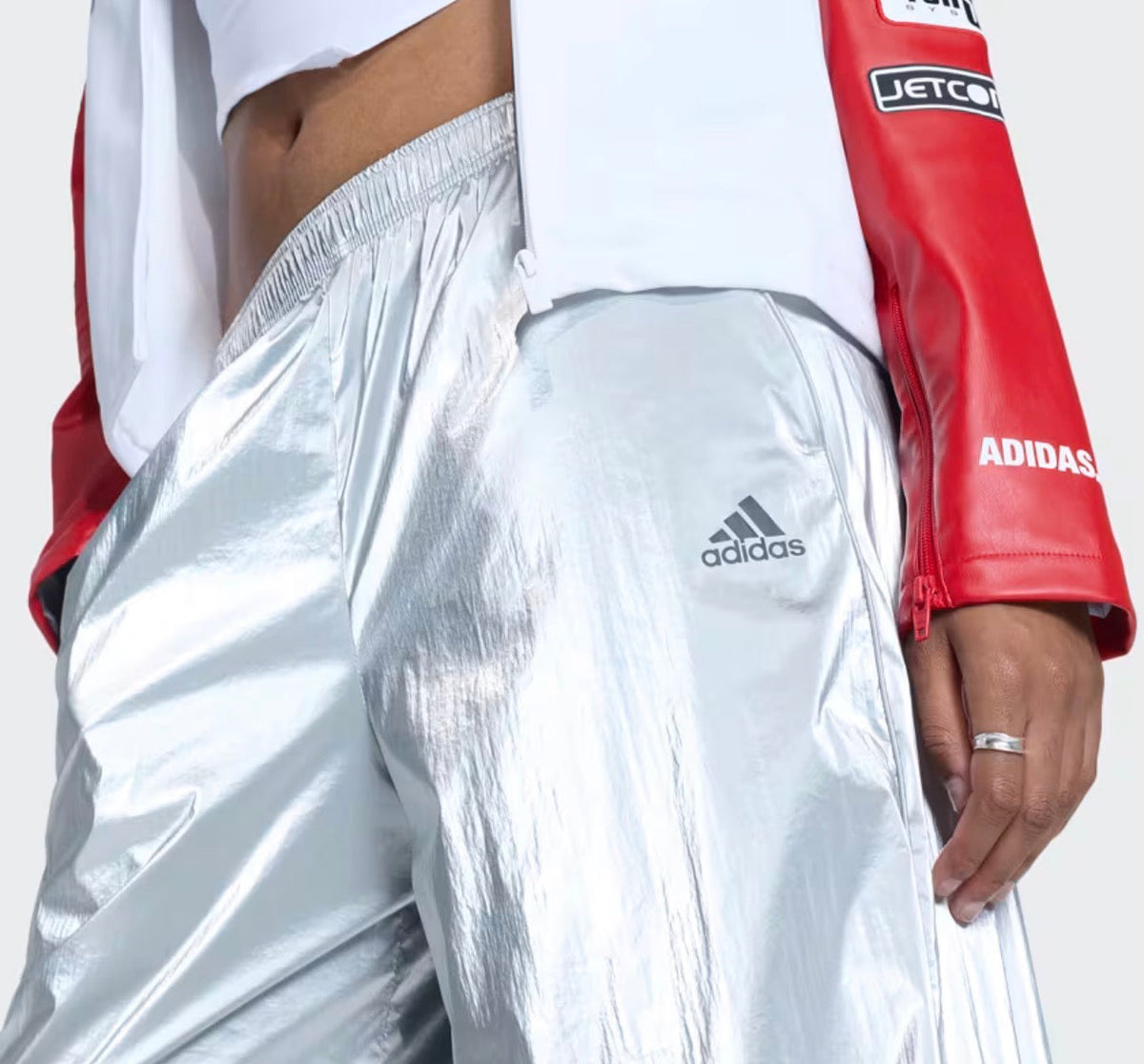 adidas pantalone silvermtc