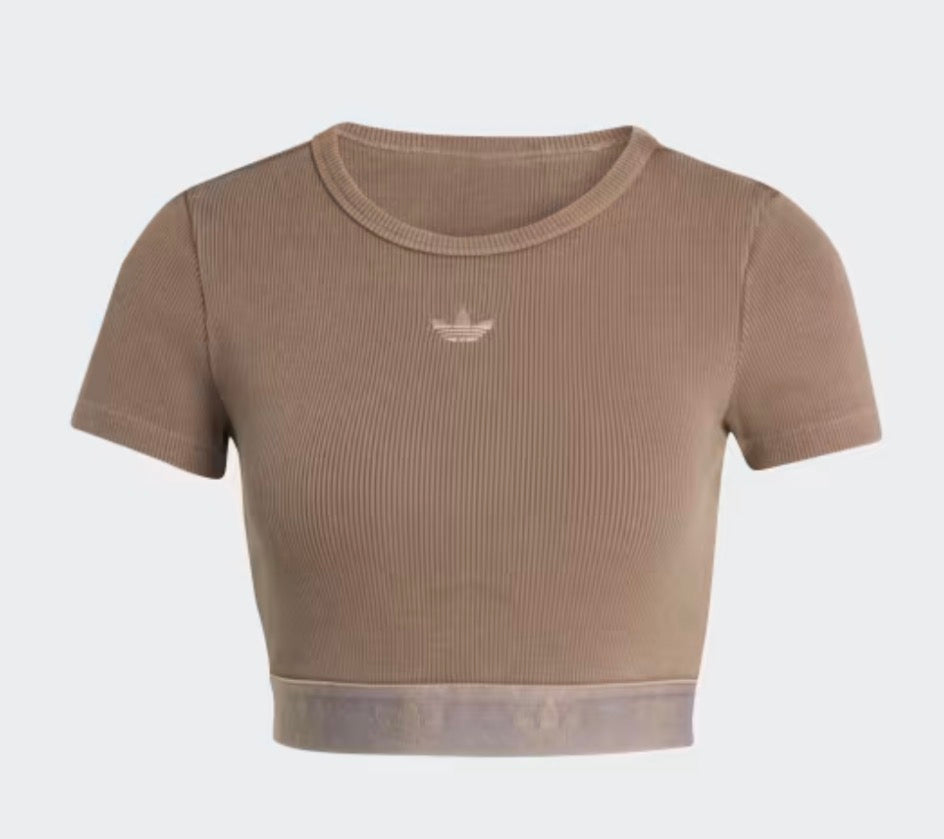 adidas t-shirt crop donna