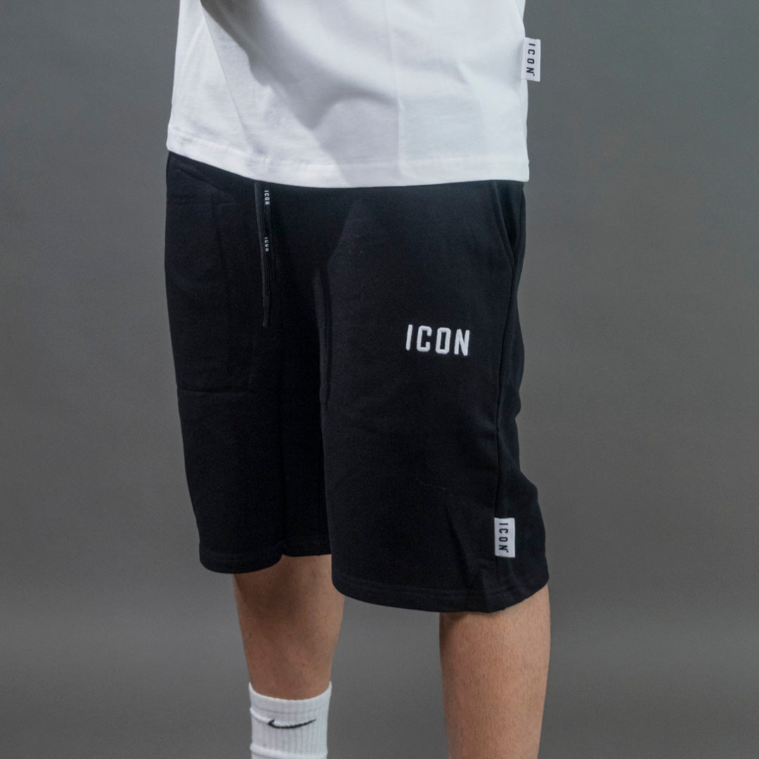 Icon bermuda con ricamo uomo