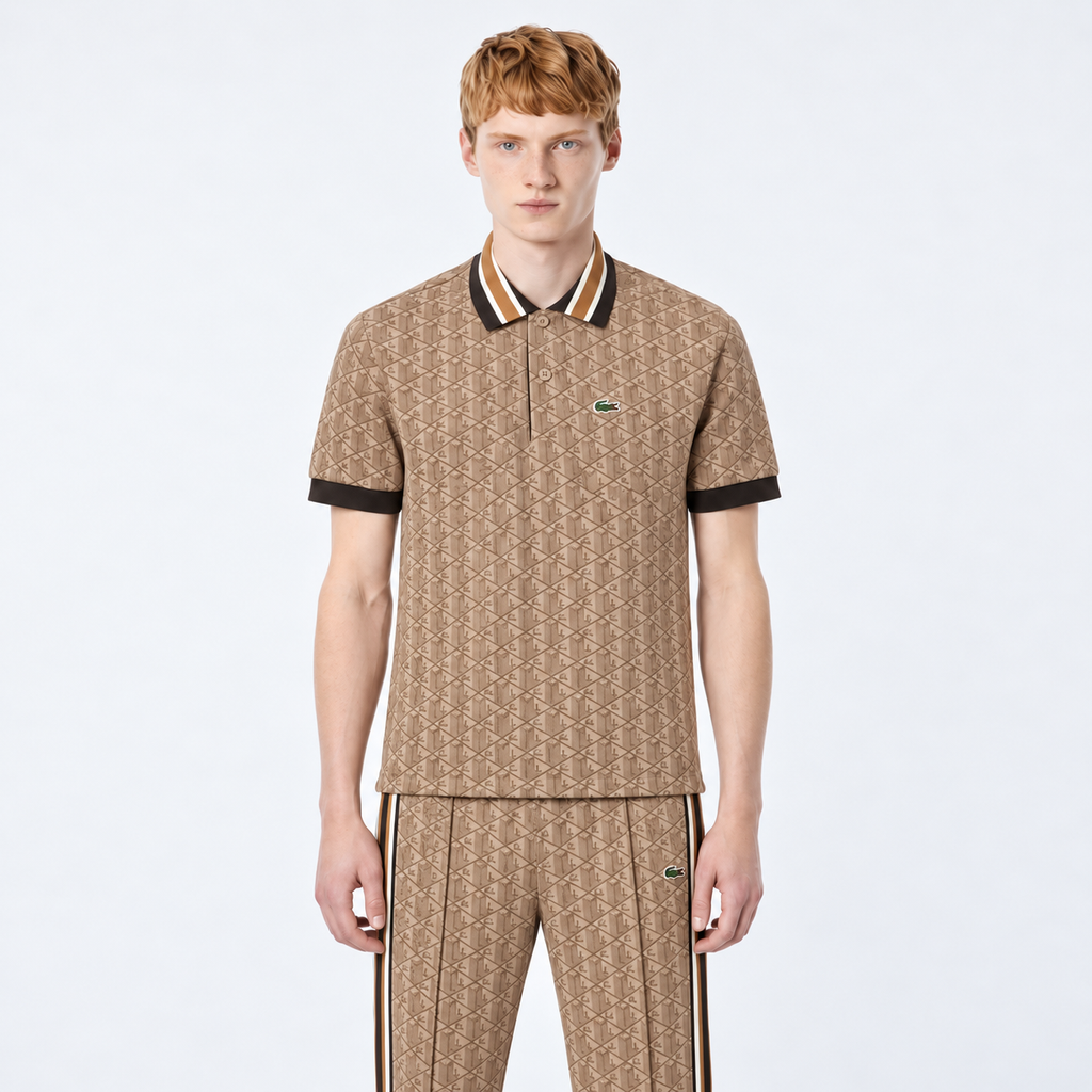 Completo Lacoste Monogram Uomo – Polo e Pantalone B