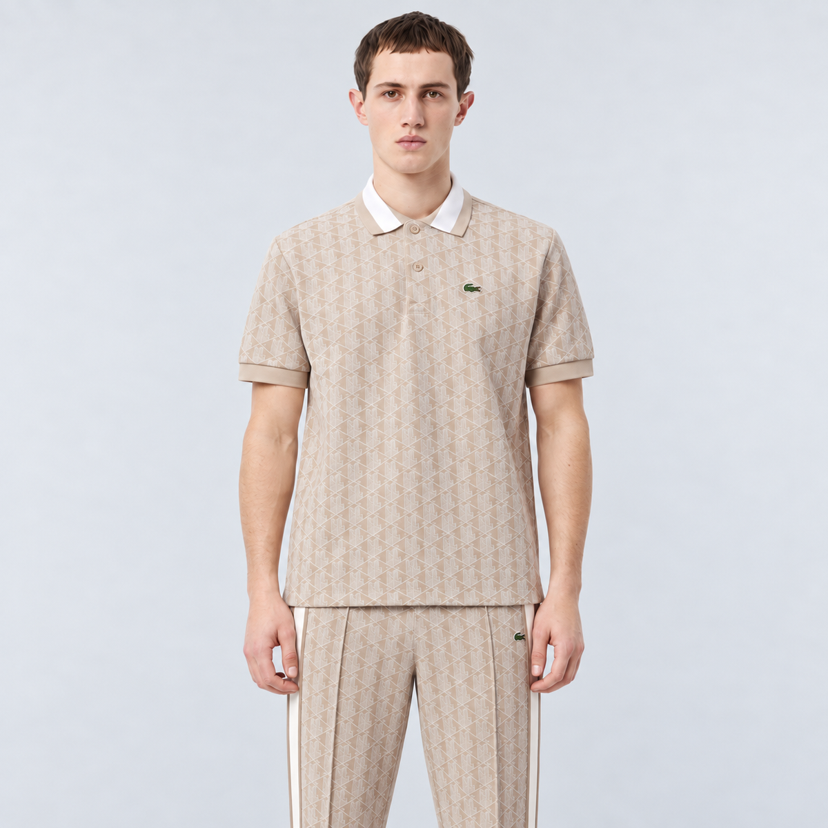 Completo Lacoste Monogram Uomo – Polo e Pantalone B