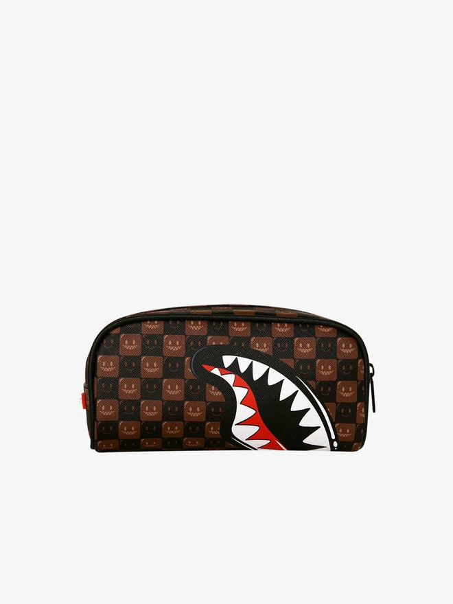 SPRAYGROUND astuccio sharks in paris grin & grind 910b9303nsz marrone