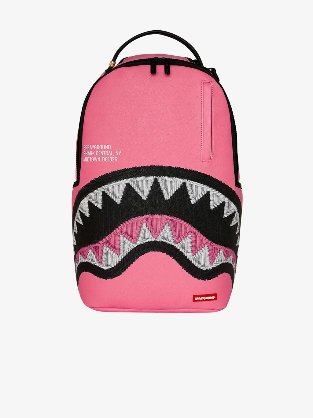 SPRAYGROUND zaino shark central embroidered effect 910b9630nsz rosa