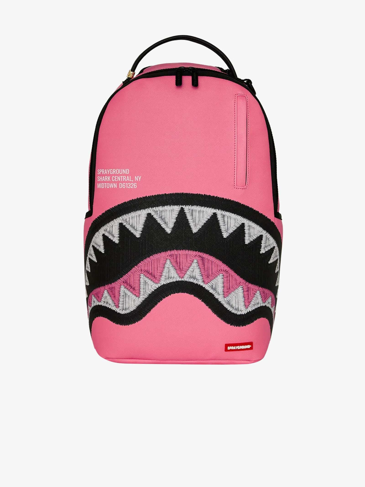 SPRAYGROUND zaino shark central embroidered effect 910b9630nsz rosa