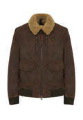 BLAUER Bomber Con Collo In Pelliccia Cheitons Brown