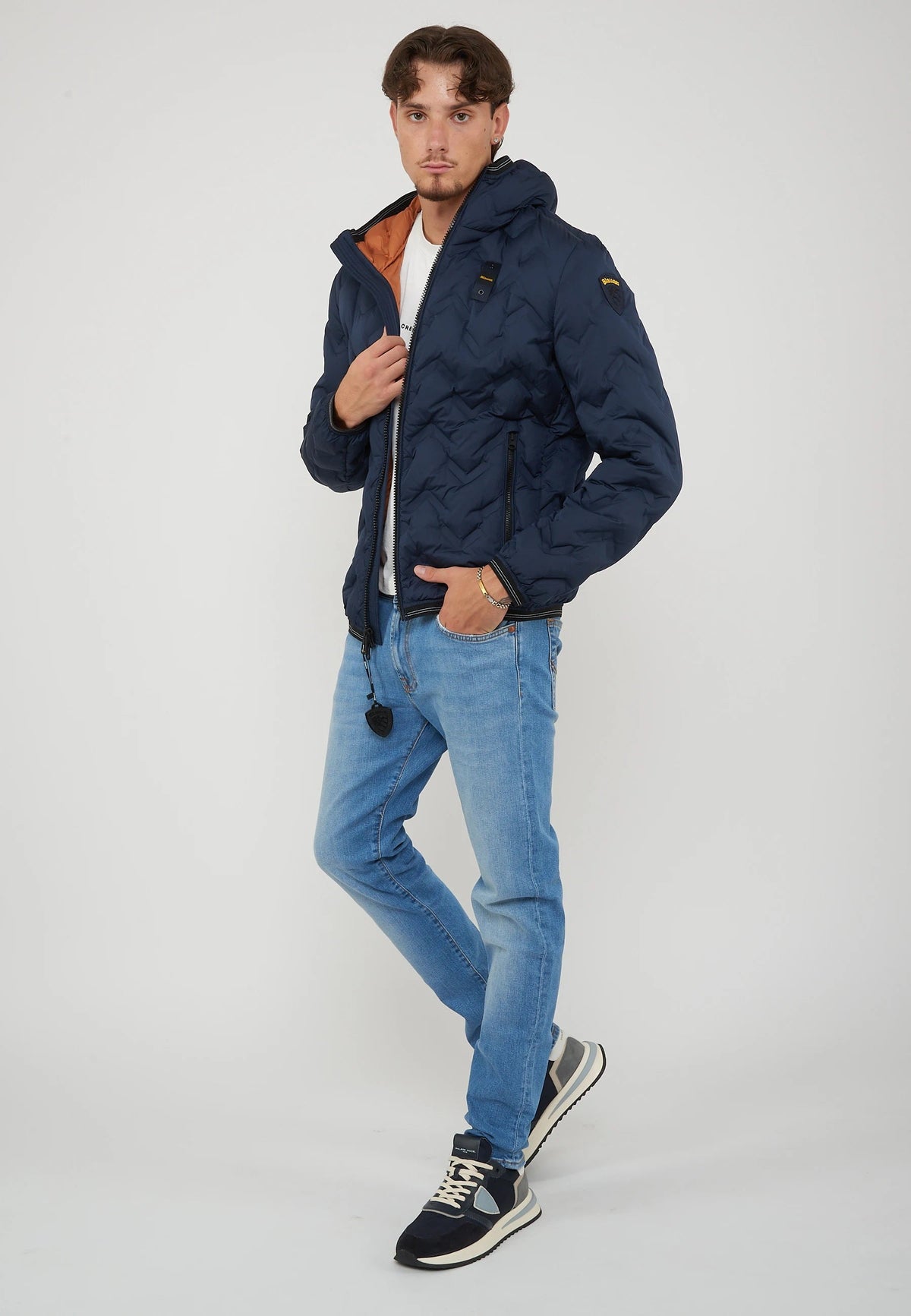 BLAUER Piumino Ad Angoli Piery Blu - foto 2