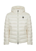 BLAUER Piumino Con Cappuccio Acton Bianco Ottico