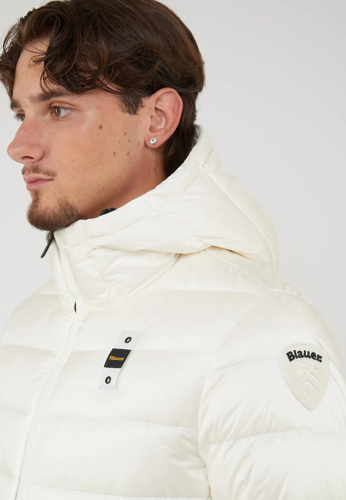 BLAUER Piumino Con Cappuccio Acton Bianco Ottico - foto 6