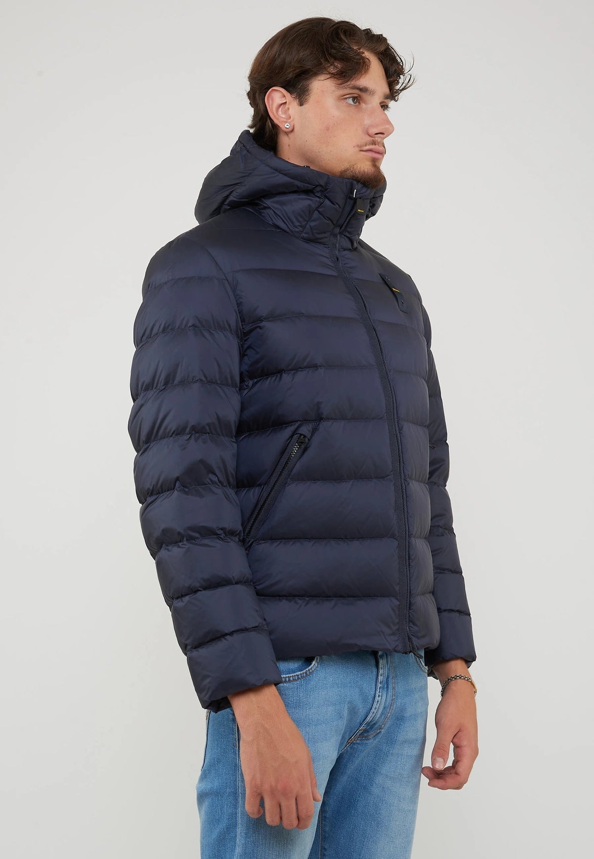 BLAUER Piumino Con Cappuccio Acton Blue - foto 4