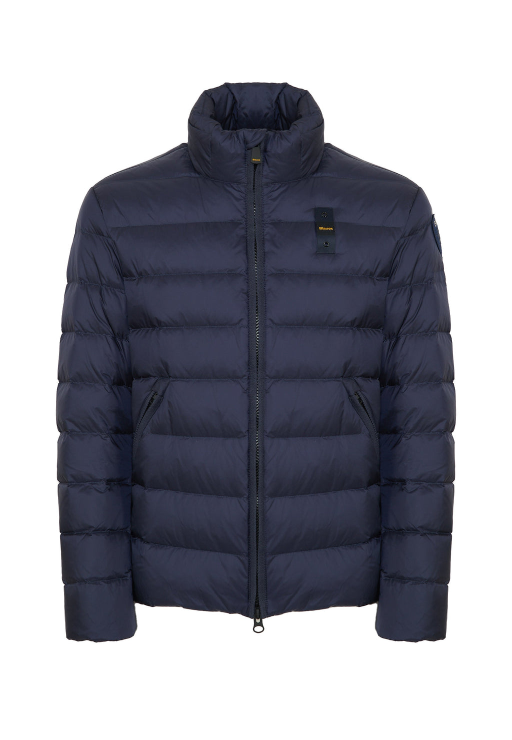BLAUER Piumino Con Collo Coreano Austin Blu - foto 1