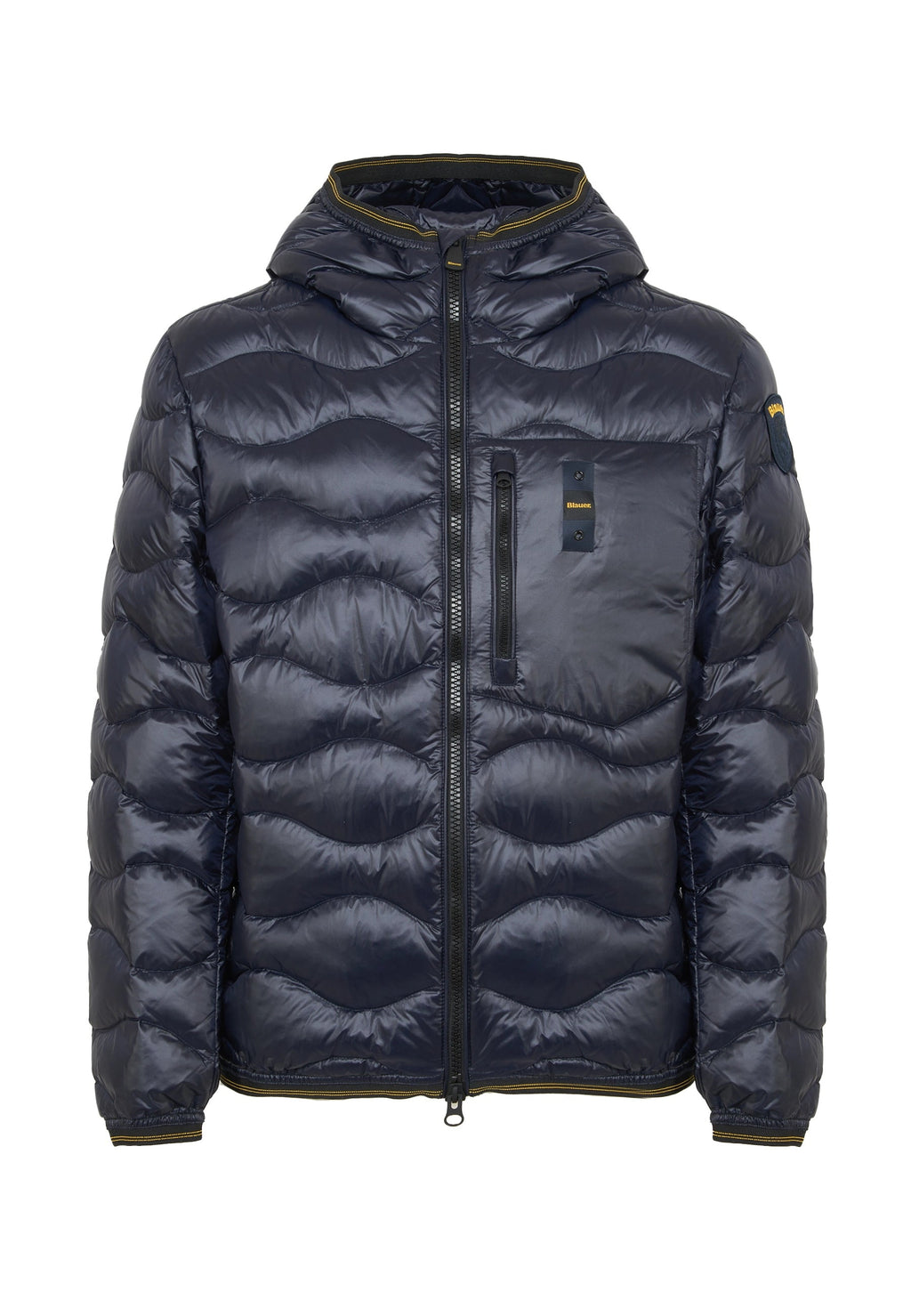 BLAUER Piumino Leggero Ad Onde Wawe Blu - foto 1