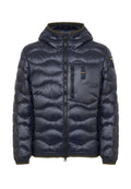 BLAUER Piumino Leggero Ad Onde Wawe Blu