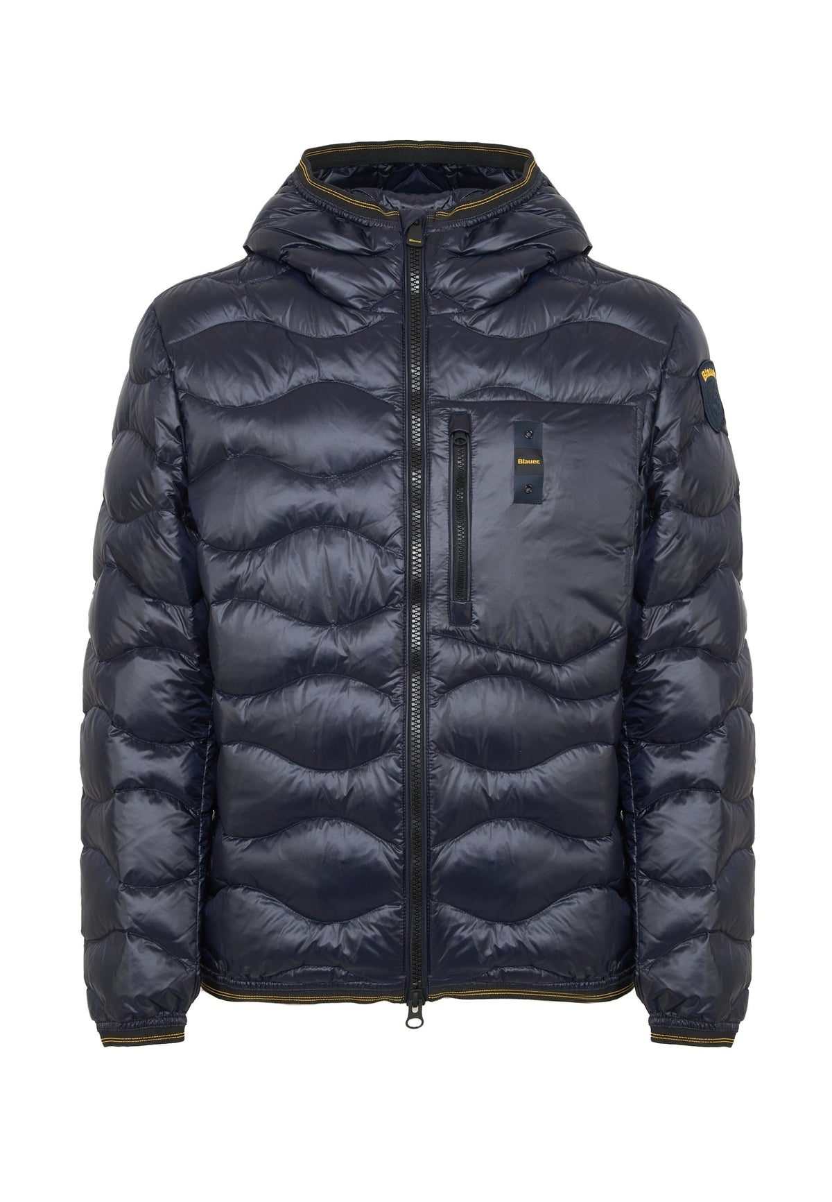 BLAUER Piumino Leggero Ad Onde Wawe Blu - foto 1