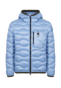 BLAUER Piumino Leggero Ad Onde Wawe Blue