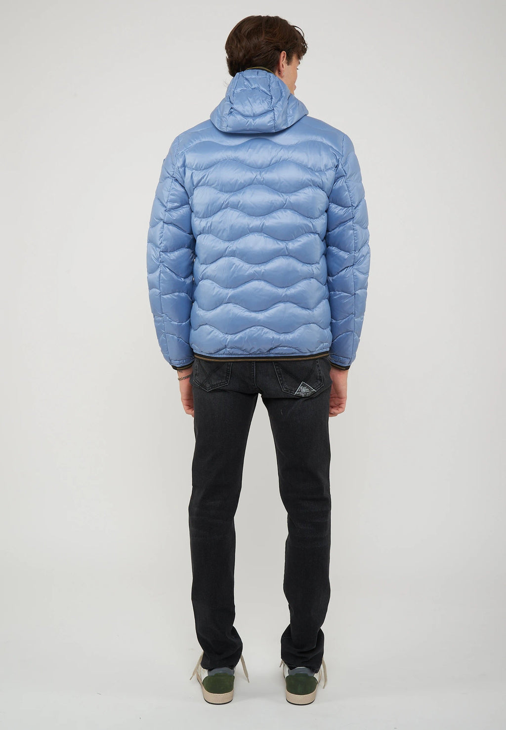 BLAUER Piumino Leggero Ad Onde Wawe Blue - foto 5