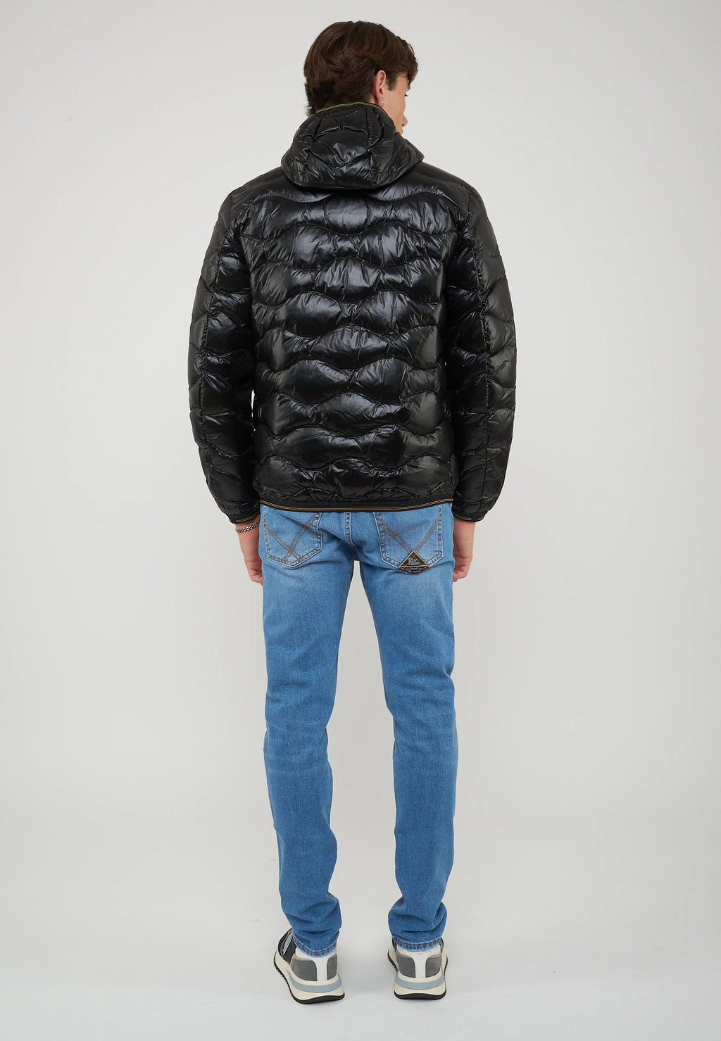 BLAUER Piumino Leggero Ad Onde Wawe Nero - foto 5