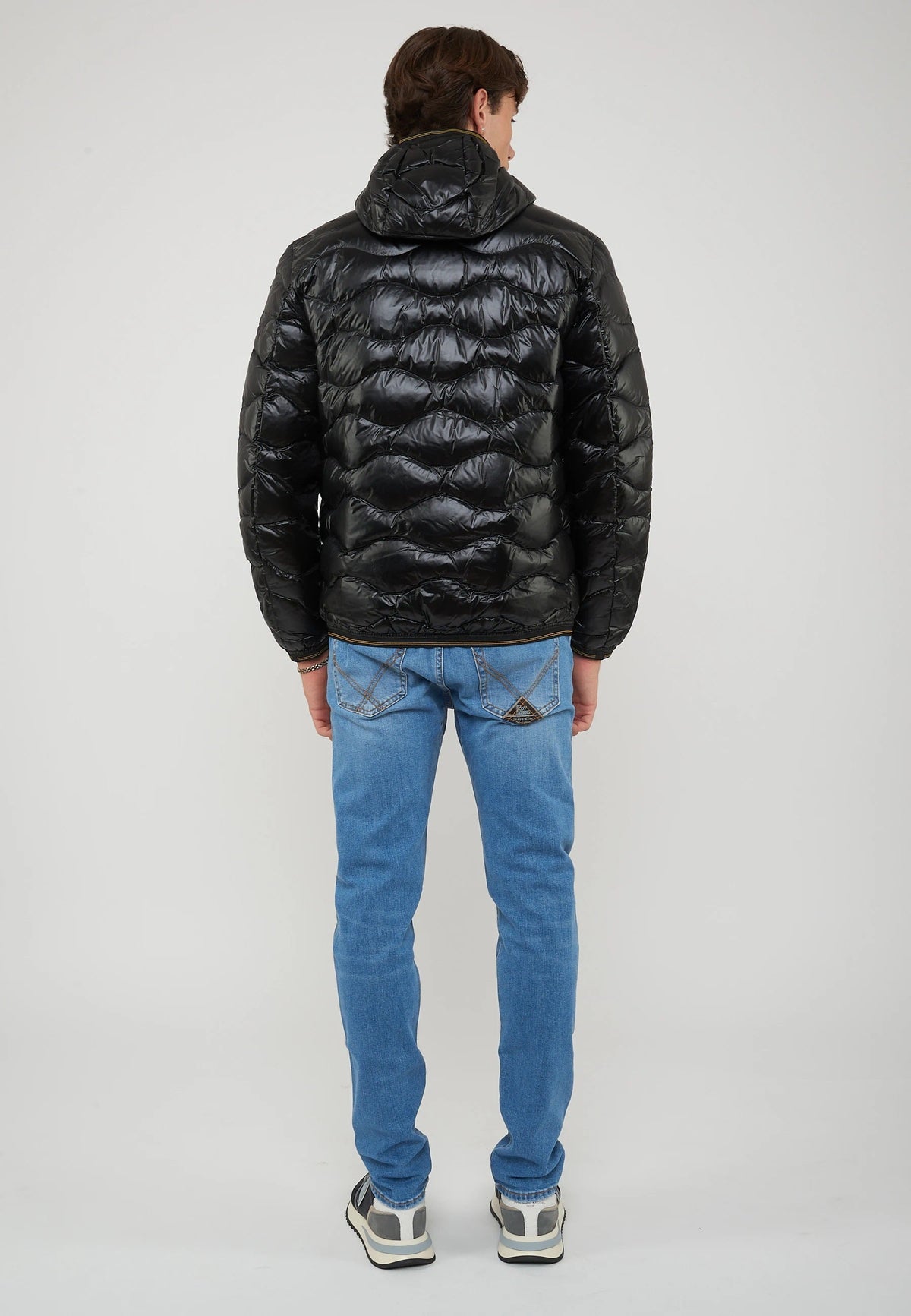 BLAUER Piumino Leggero Ad Onde Wawe Nero - foto 5