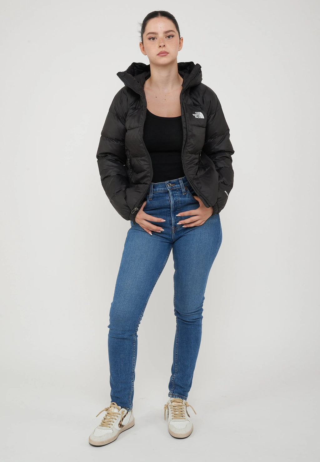 THE NORTH FACE Giacca In Piumino Con Cappuccio Hydrenalite Down Da Donna Nero - foto 2