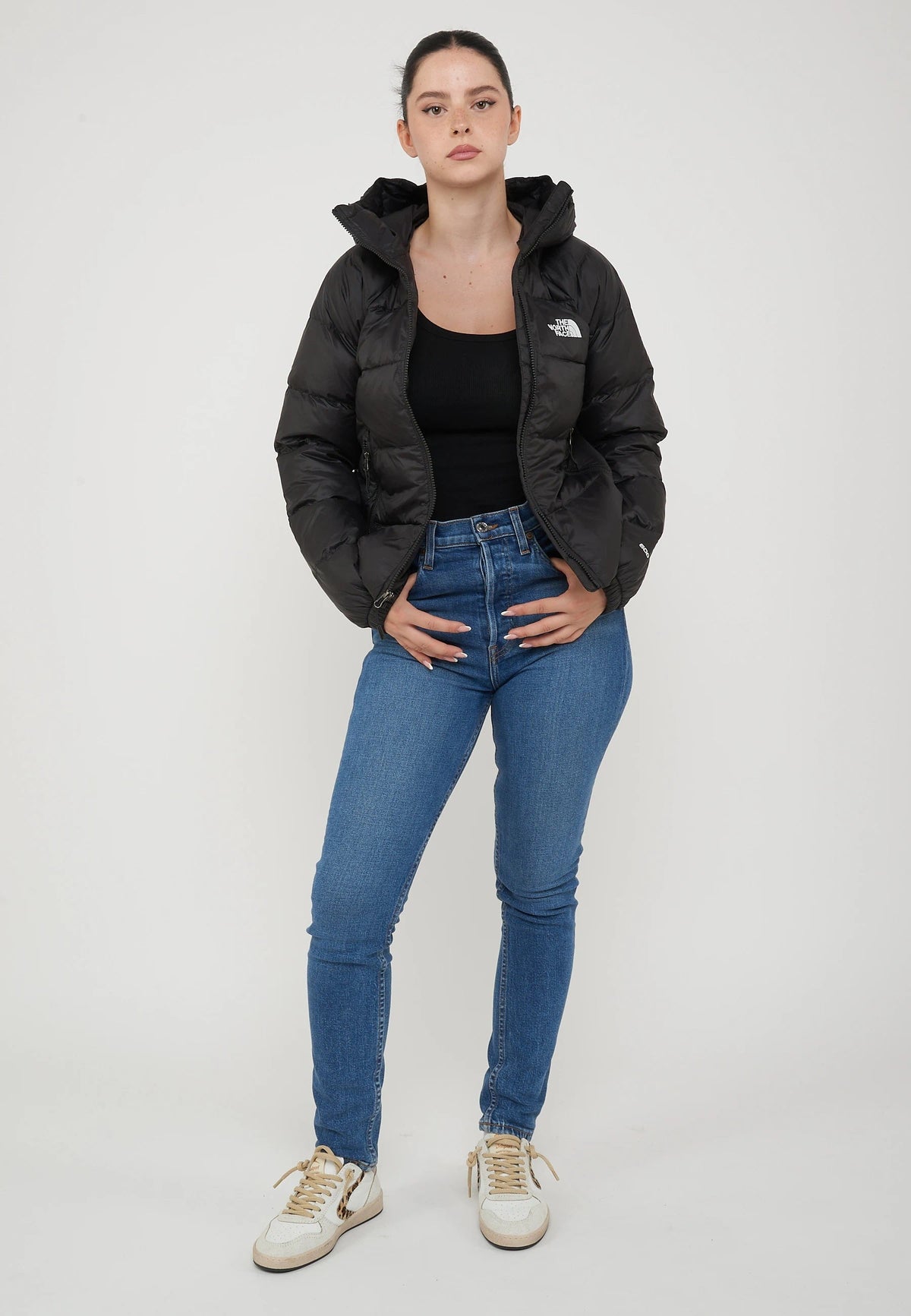 THE NORTH FACE Giacca In Piumino Con Cappuccio Hydrenalite Down Da Donna Nero - foto 2