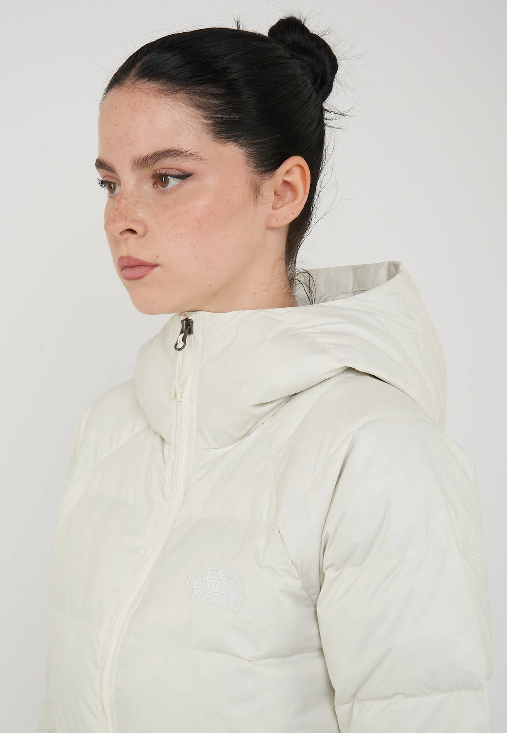 THE NORTH FACE Giacca In Piumino Con Cappuccio Hydrenalite Down Da Donna White - foto 6